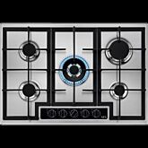 Aeg HGB75420YM 75cm Gas Hob - Stainless Steel