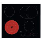 AEG HRX64360CB 59cm Ceramic Hob - Black