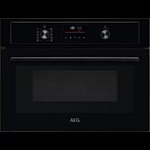 Aeg KMX365060B Compact multifunction oven with Microwave. Use as a solus oven, solus microwave or co