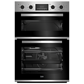 Beko Ireland CTFY22309X 59.4Cm Built Under Electric Double Under Oven - Stainless Steel