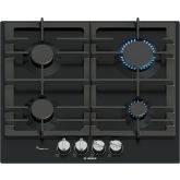Bosch PCP6A6I90 60cm, 4 burners, Optimised FlameSelect, 2 Dishwasher suitable cast iron pan supports