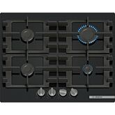 Bosch PNP6B6K40 60cm, 4 burners, Front control, 4 Dishwasher suitable cast iron pan supports