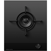 Fisher + Paykel CG451DNGGB4 450mm Wide 'Gas on Glass' Wok Burner, Minimal Style