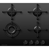 Fisher + Paykel CG604DNGGB4 600mm Wide 'Gas on Glass' 4 Burner, Minimal Style