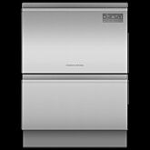 Fisher + Paykel DD60D2HNX9 Dishwasher DishDrawer™ Double, 12 Place Settings, Stainless Steel, Recess