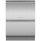 Fisher + Paykel DD60D4HNX9 Dishwasher DishDrawer™ Double, 12 Place Settings, Stainless Steel, Recess