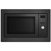 Fisher + Paykel OM25BLSB1 Microwave Oven 600mm 27L, 8 Function - Contemporary Black Glass