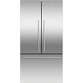 Fisher + Paykel RF610ADX6 Fridge Freezer French Door 900mm, Designer Handle, Stainless Steel, WiFi, 