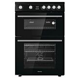 Hisense HDE3211BBUK 60cm Double Oven Electric Cooker with Ceramic Hob - Black