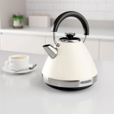 Morphy Richards 100132 1.5 Litres Venture Pyramid Rapid Boil Kettle - Cream