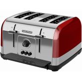 Morphy Richards 240133 Toaster Venture 4 Slice Red