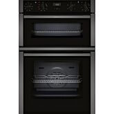 Neff U1ACE2AG3B 59.4cm Built In Electric Double Oven - Graphite Grey