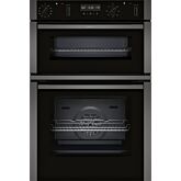 Neff U2ACH7AG7B CircoTherm Main oven, 8 functions, 2nd oven 4 functions. Electronic, LCD display