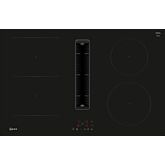 Neff V58NBS1L0 80cm Venting Hob, Touch Control, 4 x zones, 1 Combi zone + Ventilation, Auto-On fan