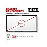Pps Distribution Ltd PIX-FIX-SML10 Pixel Fixed Small Mount 17-43