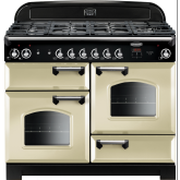 Rangemaster CLA110DFFCR/C Rangemaster 110Cm Dual Fuel Cream / Chrome