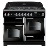 Rangemaster CLA110NGFBL/C 116660 CLASSIC 110 NG BLACK CHROME