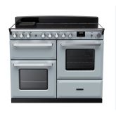 Rangemaster Estel Induction Range Cooker - Misty Blue & Chrome 