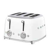 Smeg TSF03WHUK 4 Slice 50S Style Toaster-4Functions-6Levels - White