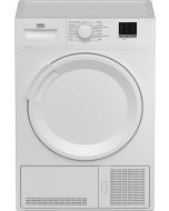 Beko Ireland DTLCE80051W B Energy Rated Condenser Tumble Dryer 8kg load capacity - ideal for large i