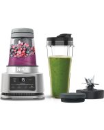 Ninja CB100UK 2 in 1 Foodi Power Nutri Blender with Auto iQ Silver
