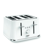 Tefal TT760140 Loft 4 Slot Toaster White