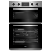 Beko Ireland CTFY22309X 59.4cm Built under Electric Double Oven - Stainless Steel