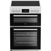 Beko FDC6731W 60cm Double Oven Electric Cooker - White