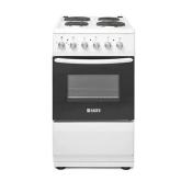 Haden HES050W 50cm Electric Cooker with Solid Plate Hob - White