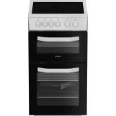 Hotpoint HTE5VCW Hotpoint Double Oven White 50Cm