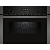Neff C1AMG84G0B 44 Litres Built In Microwave Oven With Hot Air - Black With Graphite Trim