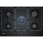 Neff T27DS59S0 75cm, 5 burner, 4.0kW Wok burner, Cast Iron supports, FlameSelect, star layout