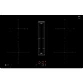 Neff T48CB1AX2 80cm Venting Hob, Touch Control, 4 x Individual Zones + Ventilation, Auto-On fan, 7.4