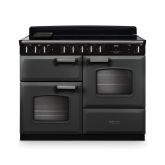 Rangemaster Classic Deluxe 110cm Induction Range Cooker - Slate + Chrome