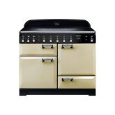 Rangemaster Elan Deluxe 110cm Electric Range Cooker with Induction Hob - Cream