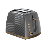 Russel Hobbs 26392 Russell Hobbs Groove 2 Slice Toaster Grey 26392