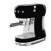 Smeg ECF01RDUK 50's Retro Style Espresso Coffee Machine