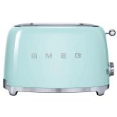 Smeg TSF01PGUK Pastel Green 50s Style Two Slice Toaster