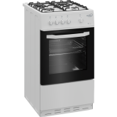 Zenith ZE501W 50cm Gas Single Oven with Gas Hob - White