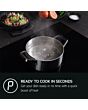 Aeg TK85IM00FB 80cm Maxisense Induction Hob, 5 cooking sections, Windmill design, Left and Right Bri