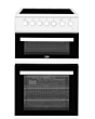 Beko Ireland EDVC503W 50Cm Double Oven Electric Cooker
