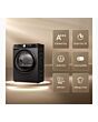 Hisense DH3S802BB3 3S Series Dh3s802bw3 Wifi-Enabled 8Kg Heat Pump Tumble Dryer - Black