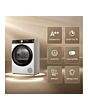 Hisense DH3S802BW3 3S Series Dh3s802bw3 Wifi-Enabled 8Kg Heat Pump Tumble Dryer - White