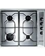 Indesit Company PAA642IXIWE1 Gas hob: 4 gas burners - PAA 642 IX/I WE1