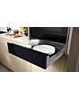 Neff N24HA11G1B/G 14cm high, electronic touch control warming drawer, 4 settings or 6 selectable tem