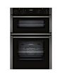 Neff U1ACE2AG3B 59.4cm Built In Electric Double Oven - Graphite Grey
