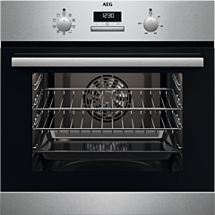 Aeg BCX23101EM 59.4cm Built In Electric Single Oven - Stainless
