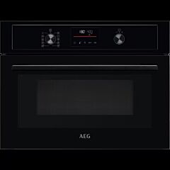 Aeg KMX365060B Compact multifunction oven with Microwave. Use as a solus oven, solus microwave or co