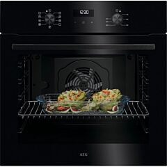 Aeg OU5AB20XK 59.6cm Built In Electric Single Oven - Black