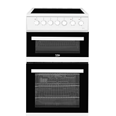 Beko Ireland EDVC503W 50Cm Double Oven Electric Cooker